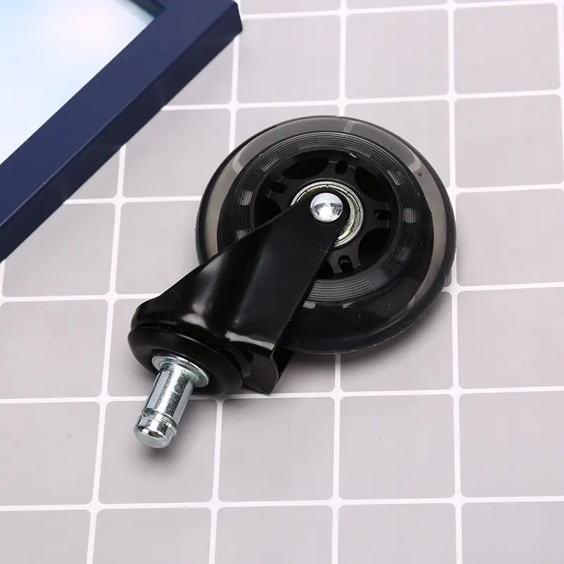1pc New Office Chair Caster Wheels Roller Rollerblade Style Castor Wheel Replacements