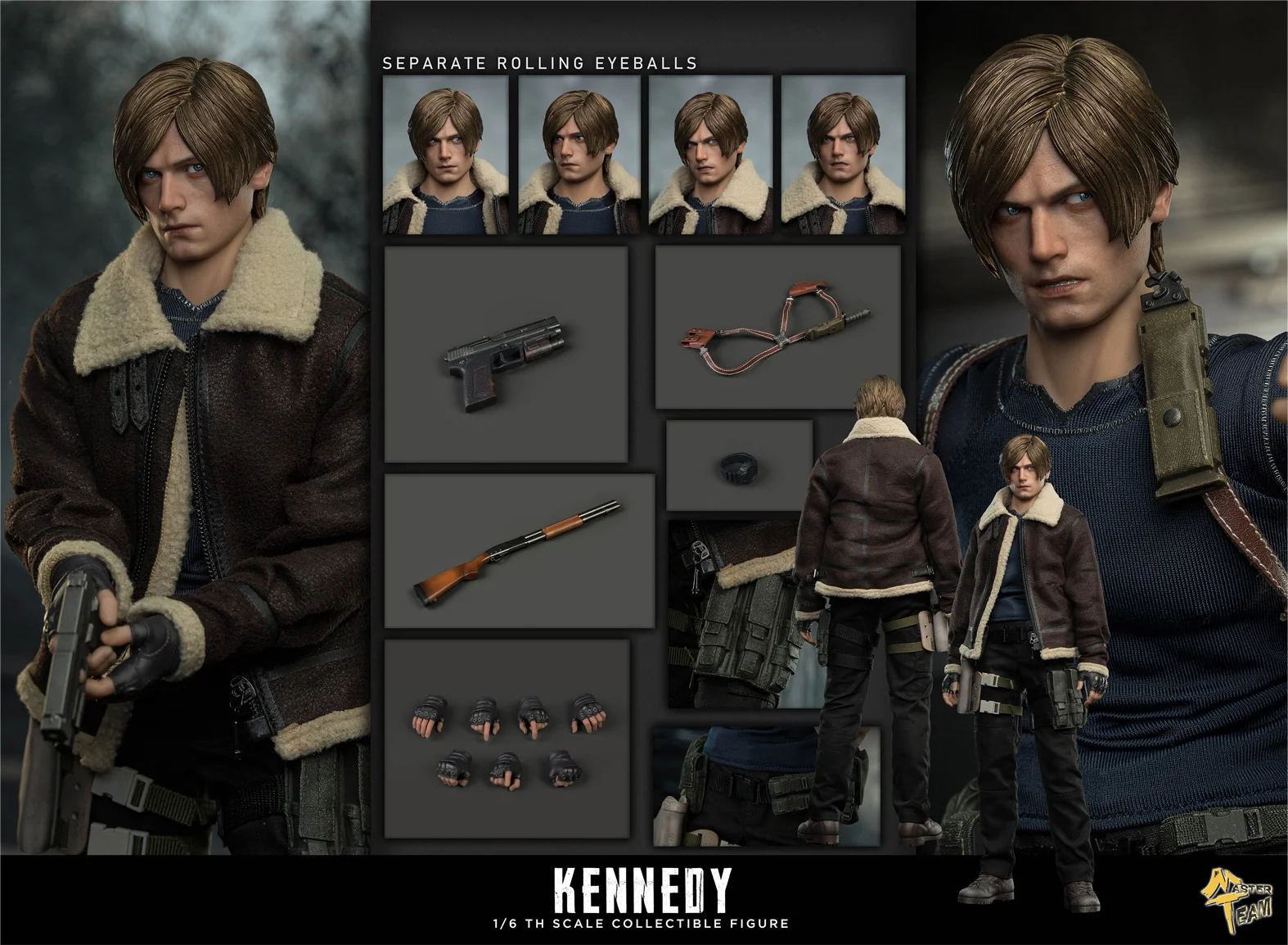 MTtoys MMT017 バイオハザード ケネディ レオン 1/6 Leon In Stock MTTOYS MT017 Leon·Scott·Kennedy 1/6 TH SCALE