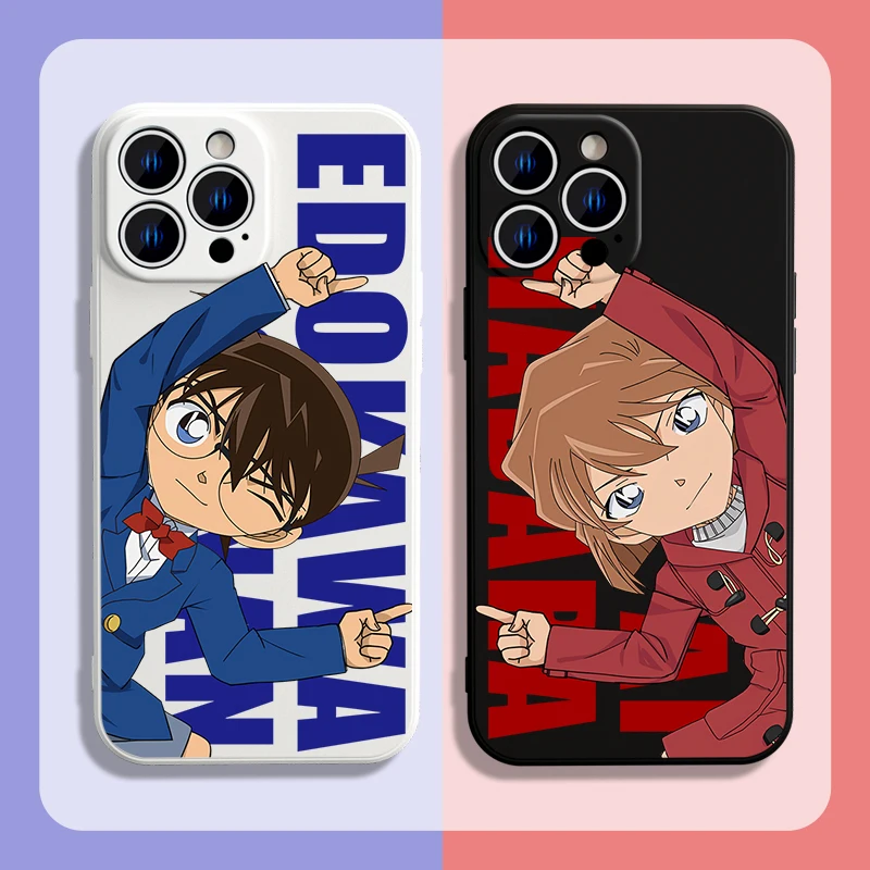 Custodia Detective Conan Per Xiaomi Redmi Note 12 4G 5G Turbo 11 Pro Plus 12S 11S 10S 9S 10 8 7 6 9 10C K60 K60E Liquid Soft Cover