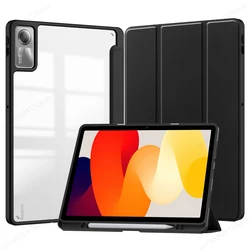 Premium Tablet Case with Pencil Holder & Auto Sleep for RedMi SE 8.7 inch (Black)