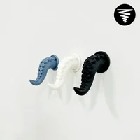 Octopus Tentacle-shaped Hook Wall-mounted Creative Hanger Multi-functional Hook for Hanging Clothes Towel for Perforated Board 1