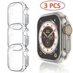 Premium Transparent Protective Case & Screen Protector for 49MM Ultra (3 PCS)