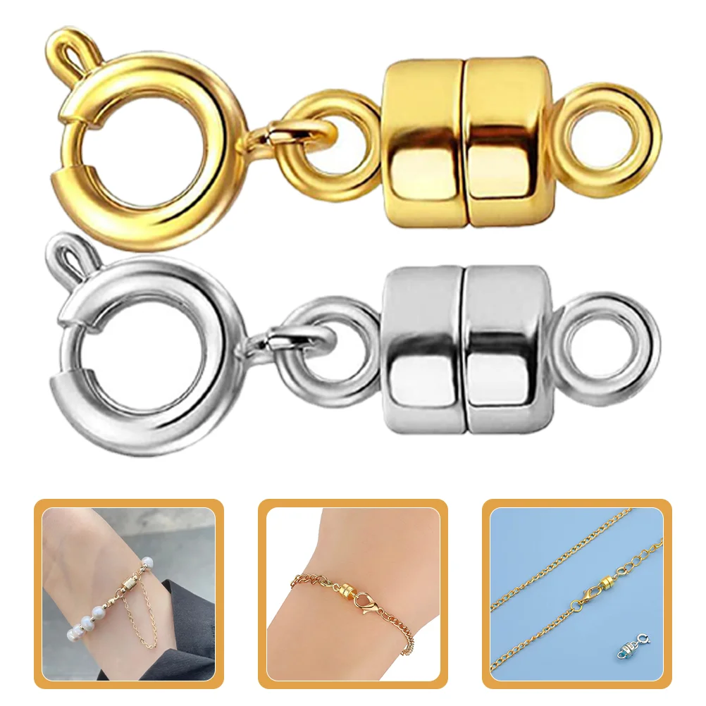 

8Pcs Magnetic Necklace Clasp Magnetic Clasps for Necklaces Necklace Magnetic Clasp Jewelry Clasp