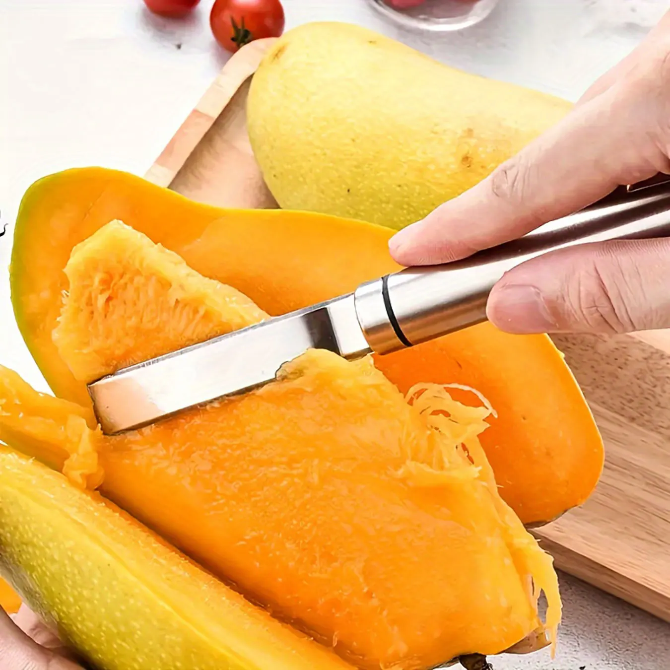 304 stainless steel mango corer, mango cutter, multifunctional meat picker, fruit digging and cutting tool