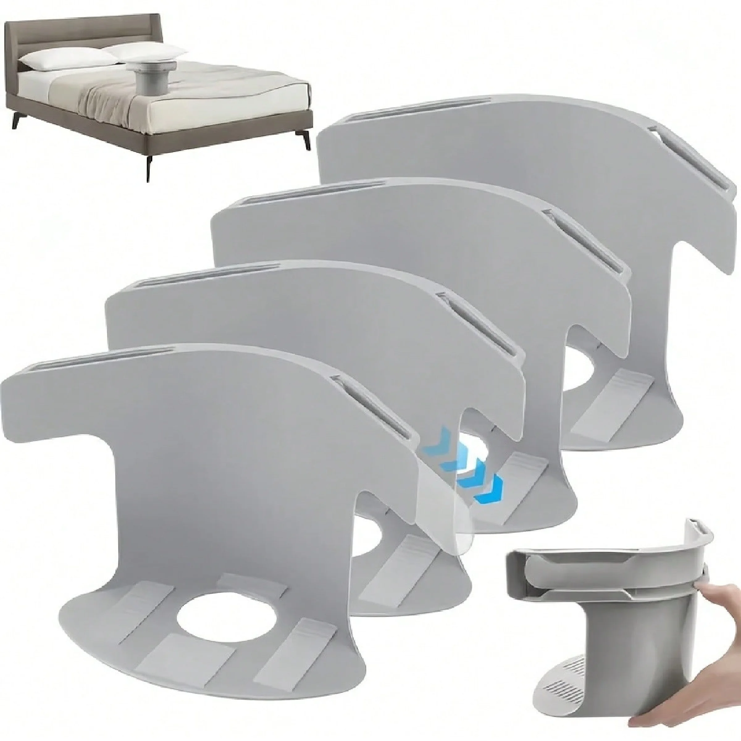 Supporti per lenzuola robusti da 4/8 pezzi - Cinghie antiscivolo e sicure per lenzuola, compatibili con tutte le dimensioni di letto, facili da installare, si fissano saldamente.