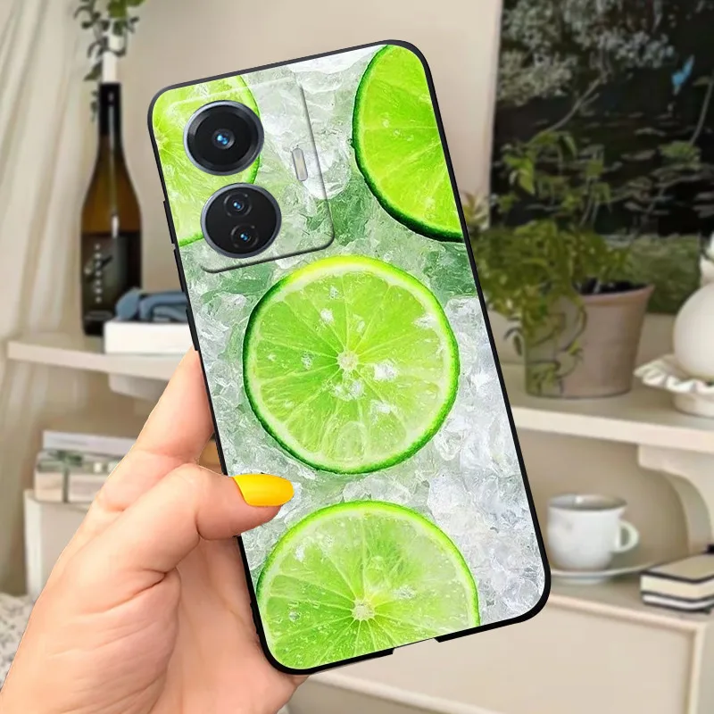 Cute Cat Soft Silicone TPU Black Back Cover - Shockproof Case