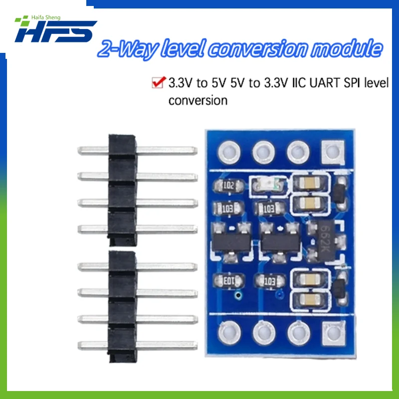 

1PCS 2 Channel IIC I2C Logic Level Converter Bi-Directional Module 5V to 3.3V for arduino