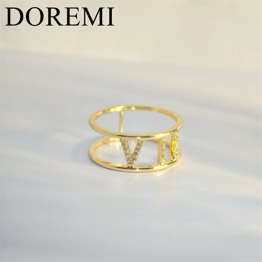 10k Two tone Gold Unisex Letter Name Personalized Monogram Initial V Band  Ring Measures 11.5x5.00mm Wide Size 8.5 Jewelr - Walmart.com