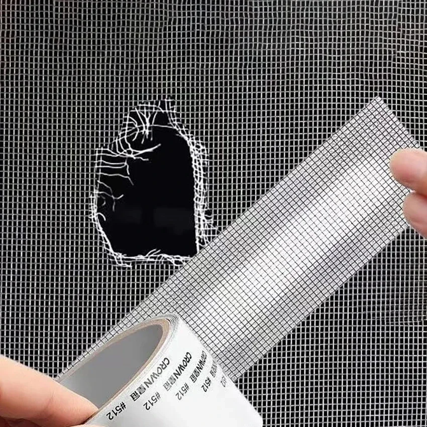 

1/2pc Window Mosquito Net Repair Tape Anti-Insect Fly Mesh Broken Holes Repair Self Adhesive Window useful things for home