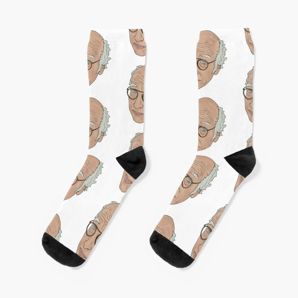 Curb you larry David Socks winter warm winter kawaii compression Socks Girl Men's larry coryell barefoot boy lp