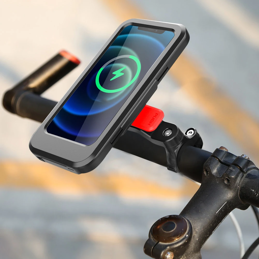 Bike Scooter Handlebar Phone Holder Rack Bracket Lightweight MTB Bike Mobile Phone Case Support Bag Cycling Accessories