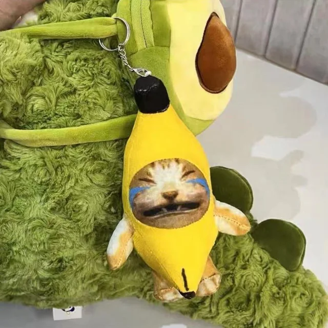 Pendente de Chaveiro de Banana Cat