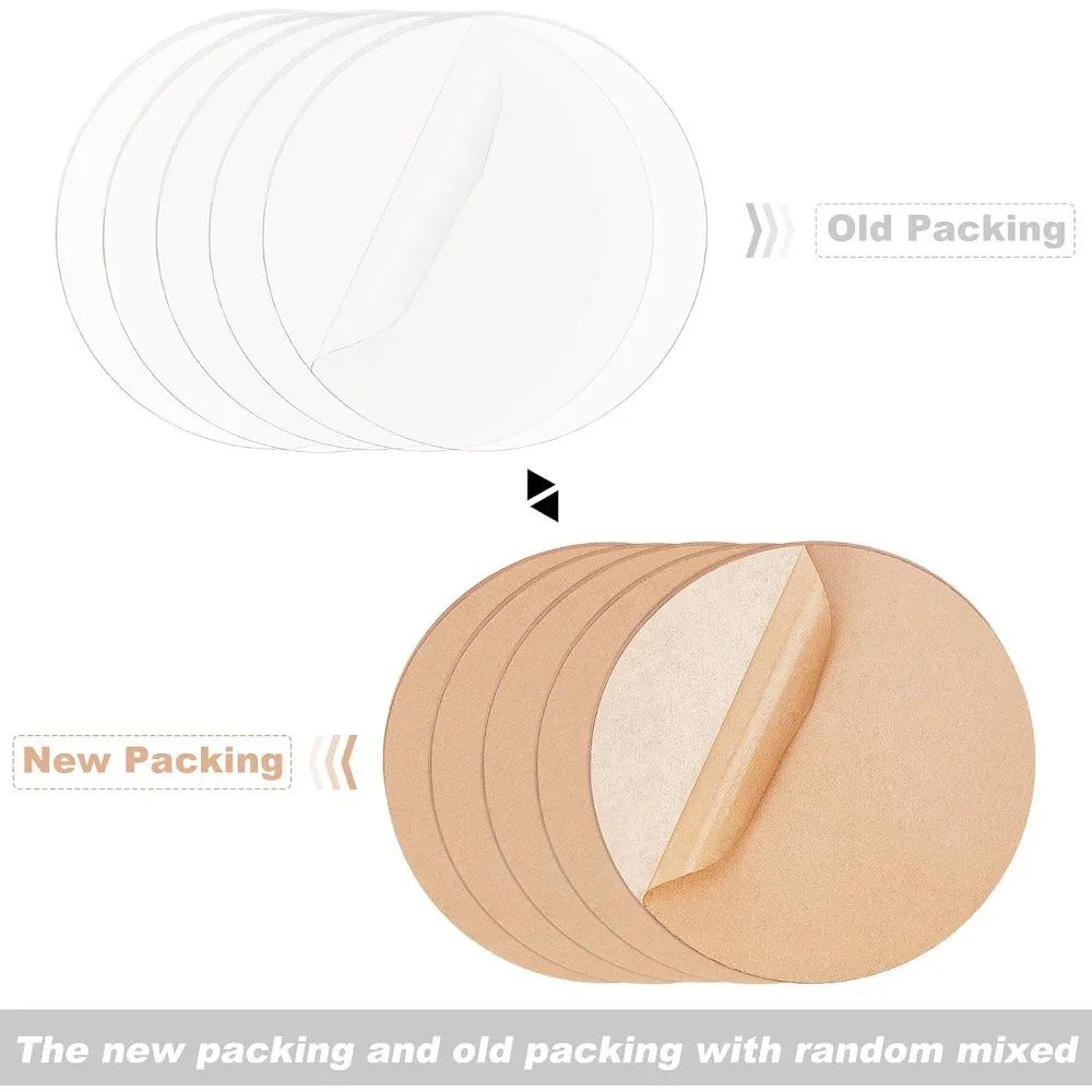 5PCS 5 Inch Clear Acrylic Sheet Round Circle Dis Acrylic Sheet for Decoration Office Sign Coasters and Other DIY Project 3mm