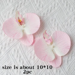 Elegant White Butterfly Cake Topper Set for Wedding and Party Decorations (2pc orchid 3)