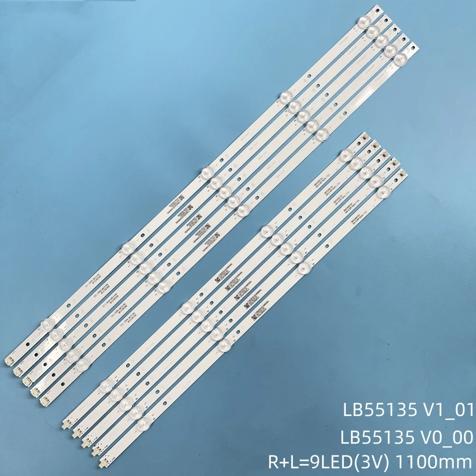 

LED Strip LB55135 NS-55DF710NA19 NS-55DF710NA21 lbm550m0501-PJ-4(L) PK-4(R) E4sw5518rku For 55"TV 55UN70006LA 55BB00-CKD 55ABG2