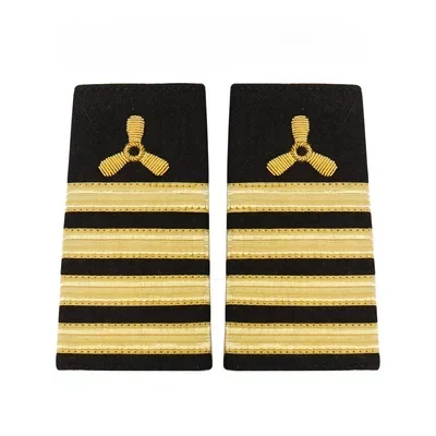 선원 선장 선장 견장, 수석 엔지니어 견장, 어깨 마크 보드 매듭, 최고 장교, 로얄 해군 중장