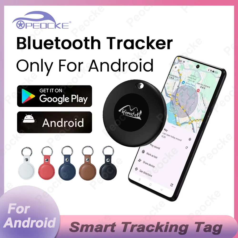 Portable Smart GPS Tracker with Bluetooth Locator and Anti-Loss Features