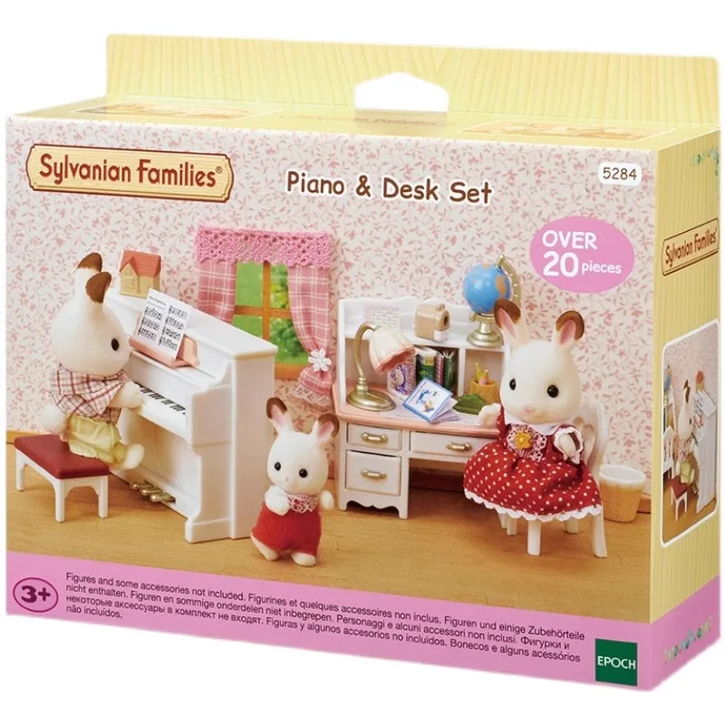 Sylvanian Families Dollhouse Furniture Set Miniature Simulation Dolls Accessories DIY Toys Girls 5