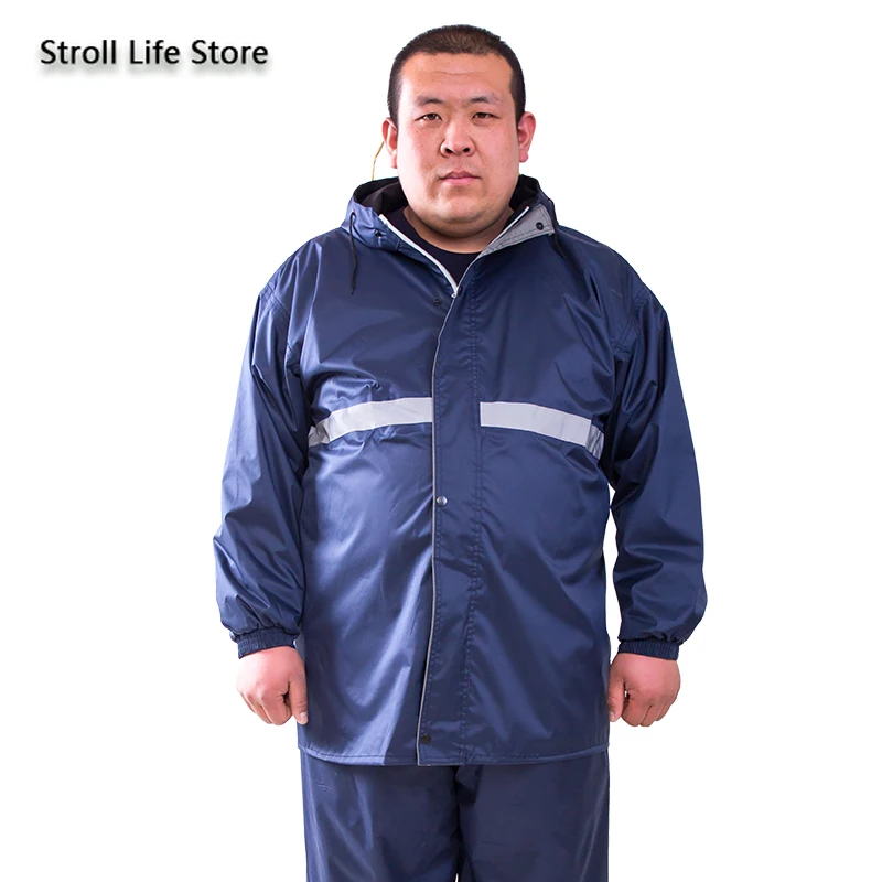 Large Plus size Raincoat Men Rain Pants 