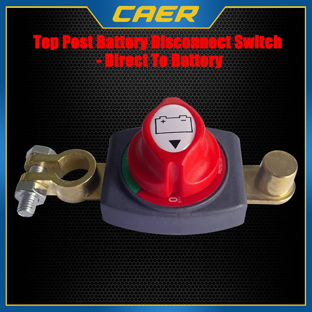 Battery Disconnect Switch-12-48V Battery Disconnect Switch Power Cut Master Isolator for Cars Rvs Boats