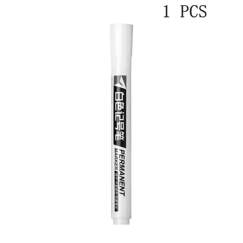 1/3/5 יחידות עטי צבע לבנים עמידים במים עטי גומי קבועים לצמיגי רכב עטי צבע סביבתיים לציור גרפיטי