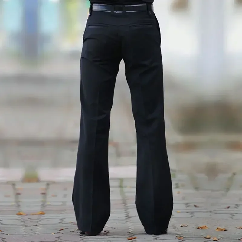 Spring Autumn Man Classic All-match Long Suit Trousers Male Solid Color Casual Business Flare Pants S50 business pants,suit pants,men pants