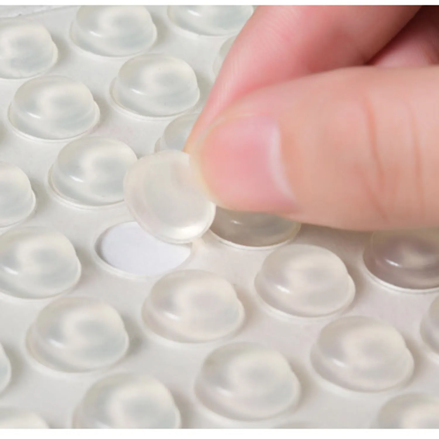 Silicone furniture pads,silicone anti slip pads,door stickers,silicone door stickers Transparent Silicone Granules Hemispherical Anti-Collision Particles Door Handle Sticker Anti Bump Cushioning Anti Slip Foot Mat
