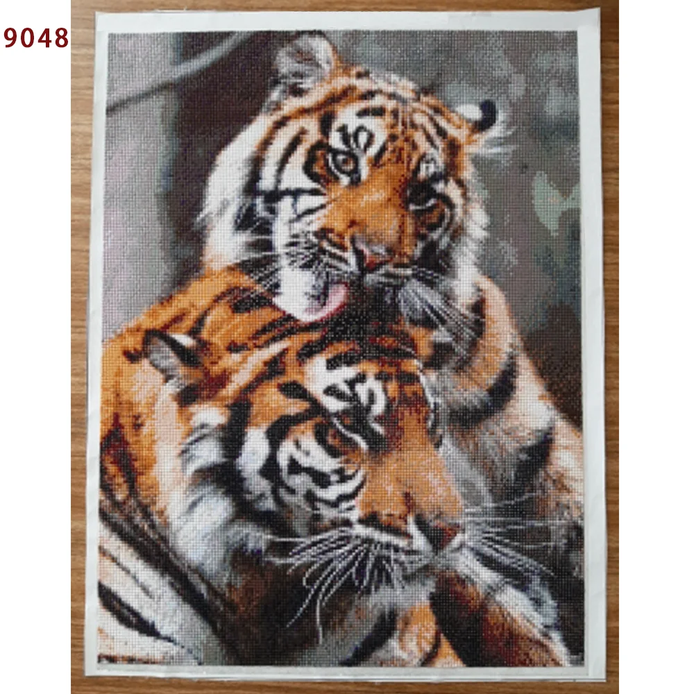 5D DIY Diamond Painting Tiger Full Square Diamond Embroidery Animals Rhinestone Picture Mosaic Home Decor Gift Diamond Painting