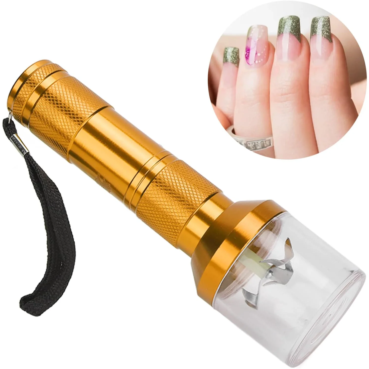Nail Powder Mixer Aluminum Herb Blender Spice Crusher Portable Chopper Fine Machine-Small DIY Metal Tabacco Cracker Beauty