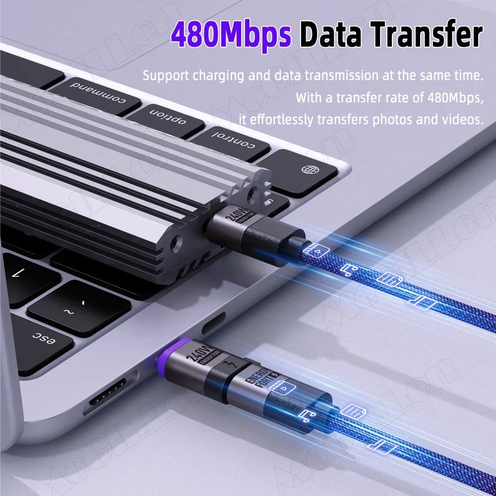 16Pin USB C to Type C Magnetic Adapter PD 240W Fast Charging Data USB Female Converter for iPhone 16 15 Macbook Samsung Xiaomi otg adapter,usb to type c adapter,magnetic cable adapter,magnetic charging adapter