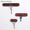 Wood Key Holder Wall Key Storage Organizer Weak Magnetic Key Rack Hanger Key Ring Hooks Clerk Housekeeper on The Wall 1