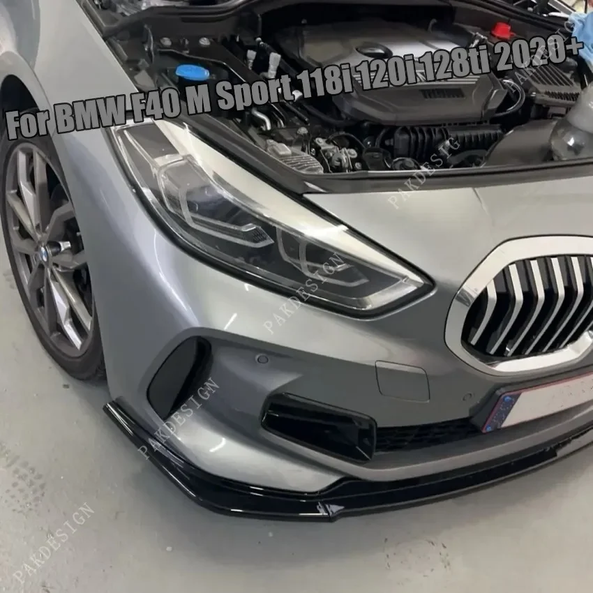 Maxton Design Bmw 1 Serie F40 M Pack / M135i Voorspoiler Spoiler Splitter Pro Street