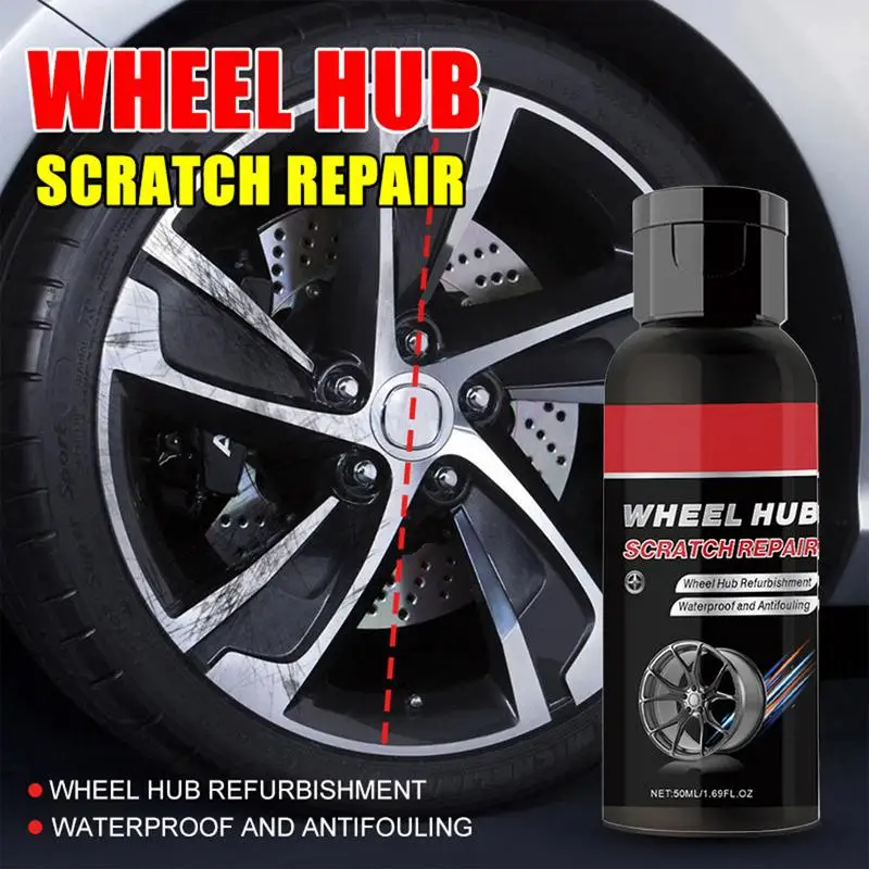 Car Rim Scratch Retreading Paste Auto Wheel Hub Care Paste Long-Lasting Tire Retreader For Small Car Sedan RV And Truck