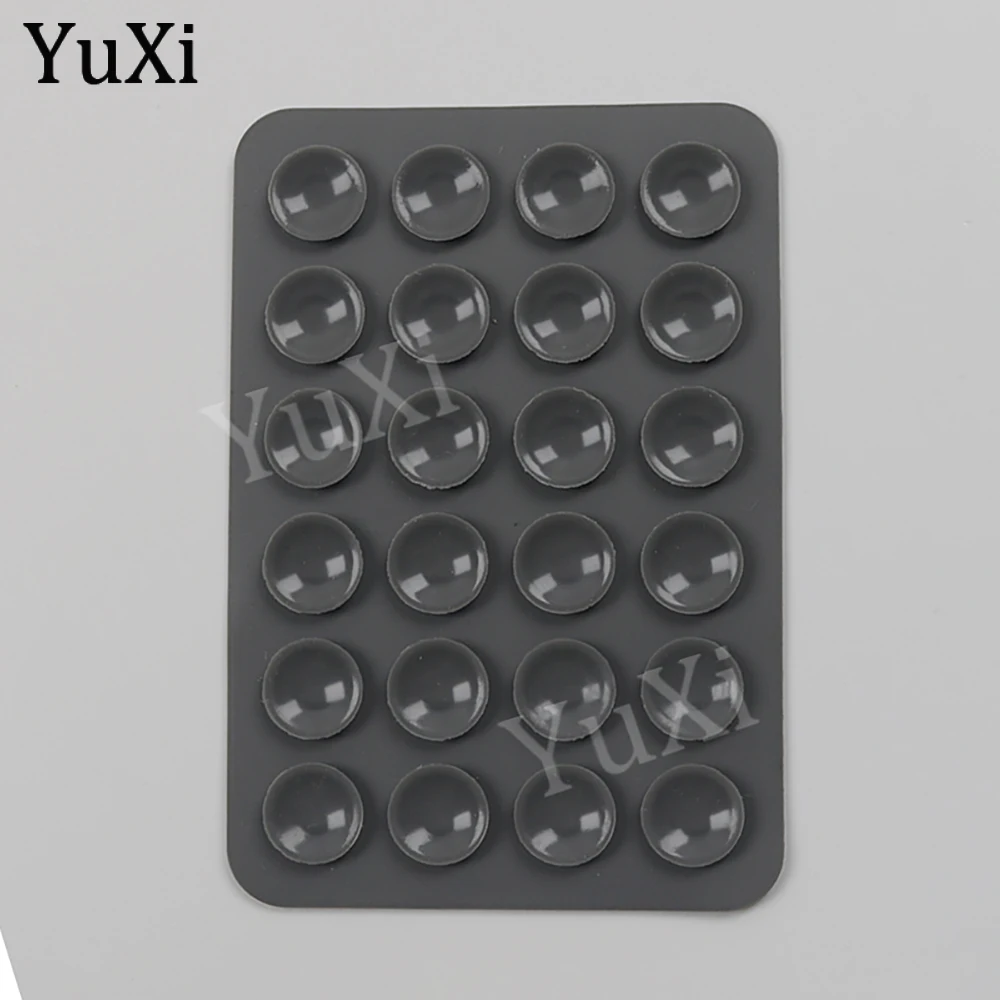 Suction Cup Silicone Phone Stand - Anti-Slip Rubber Pad Pack