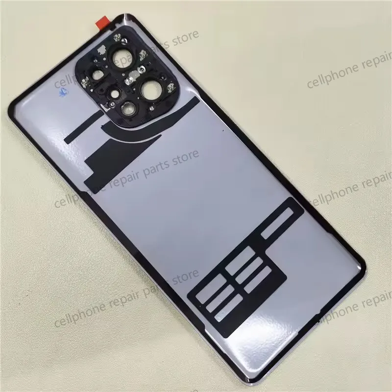 Oppo Find X5용 배터리 교체 수리 부품 커버, 후면 하우징 유리 후면 도어 패널(카메라 렌즈 + 접착제 포함)