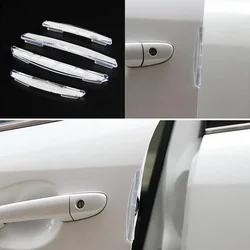 Auto Car Door Edge Protection Guard Set - 4 Piece Trim Molding Buffer Strip (Transparent)