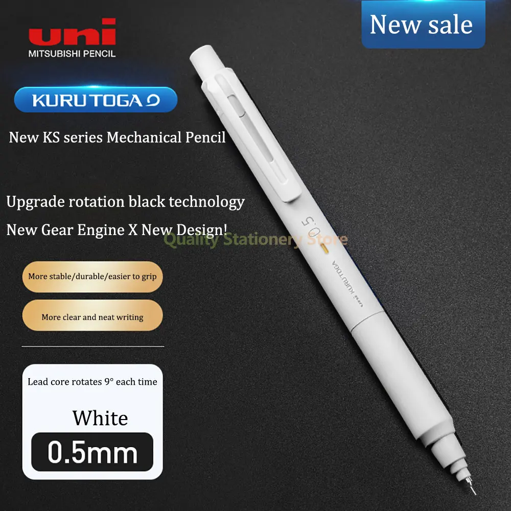 Uni Mechanical Pencil KURU TOGA Self-Revolving Lead M3/5-KS Office  Accessories 0.3/0.5mm School Supplies Stationery Art Drawing