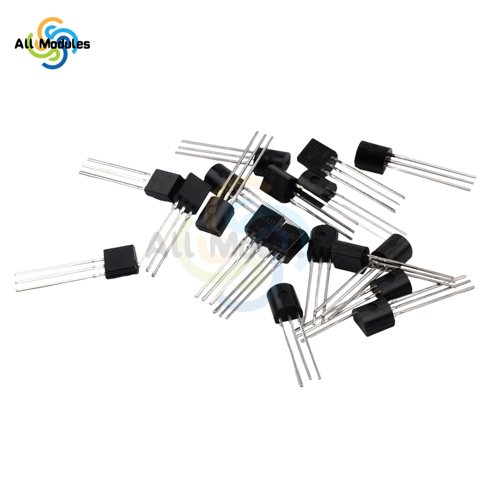 Kit 200 Transistor NPN TO-92 BC327-BC558 – Assortito 10 Valori, Per Hobbisti E Professionisti Elettronica