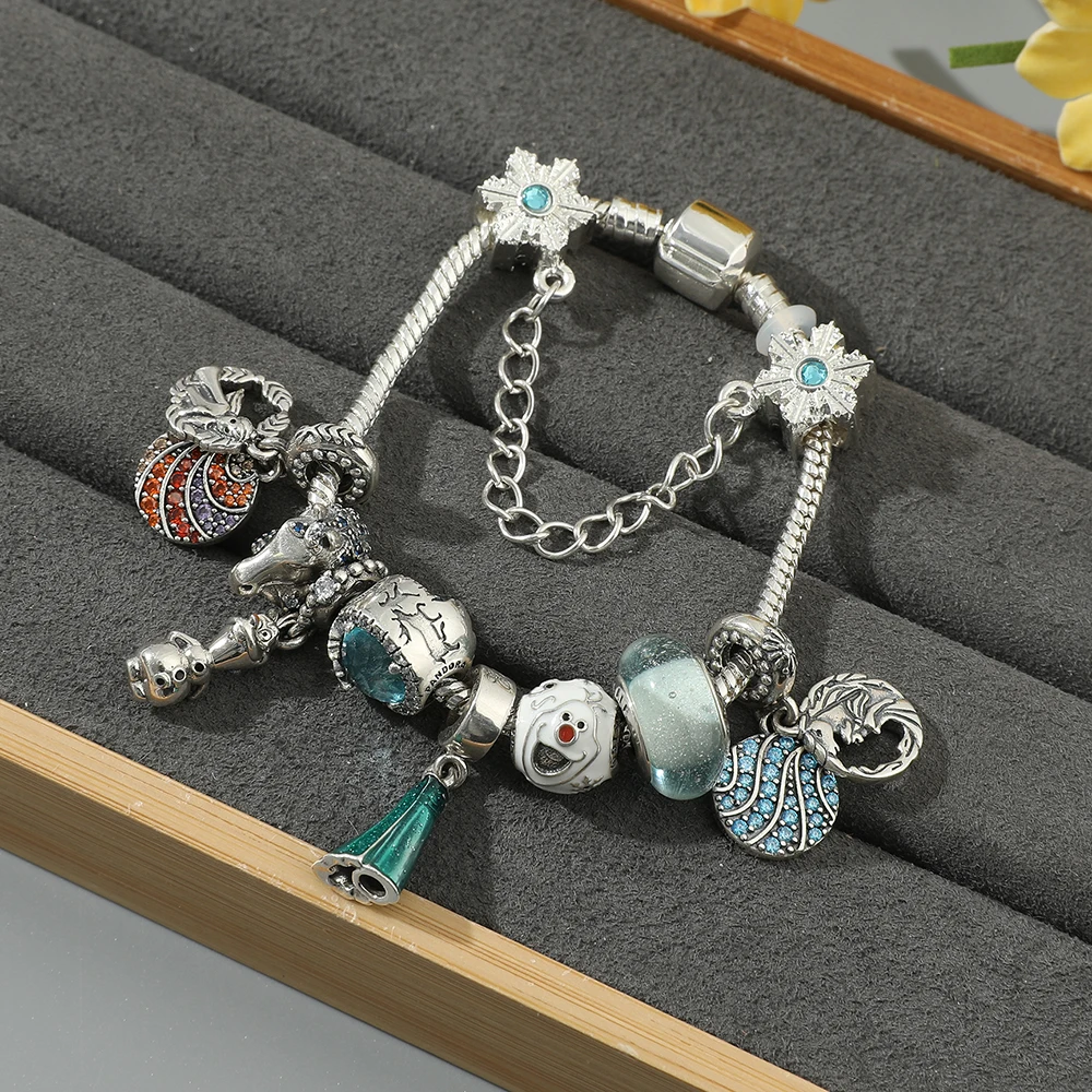 Charm Bracelet Mickey's 90th Birthday Bracelet Disney Frozen