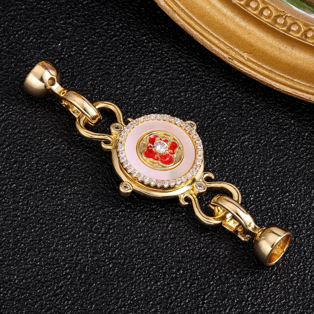 Juya 18K Gold versilbert Schlangenverbinder Verschluss Haken Verschlüsse Zubehör für DIY Handarbeiten Edelsteine Perlen Perlen Schmuckherstellung – Detail 10
