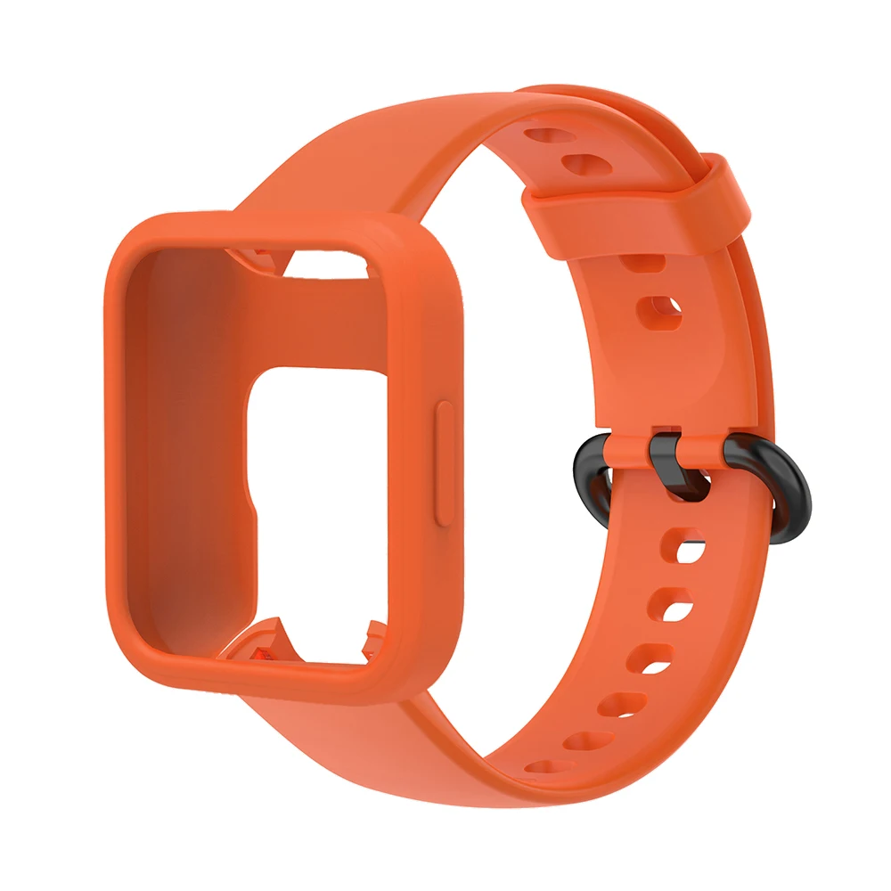 High-Quality Soft and Durable Silicone Wristband with Protective Watch Case