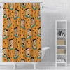 Shower Curtain Waterproof Polyester Fabric Paint Colorful Curtains Classic Cartoon Flintstones Home Bathroom Decor With Hook 2