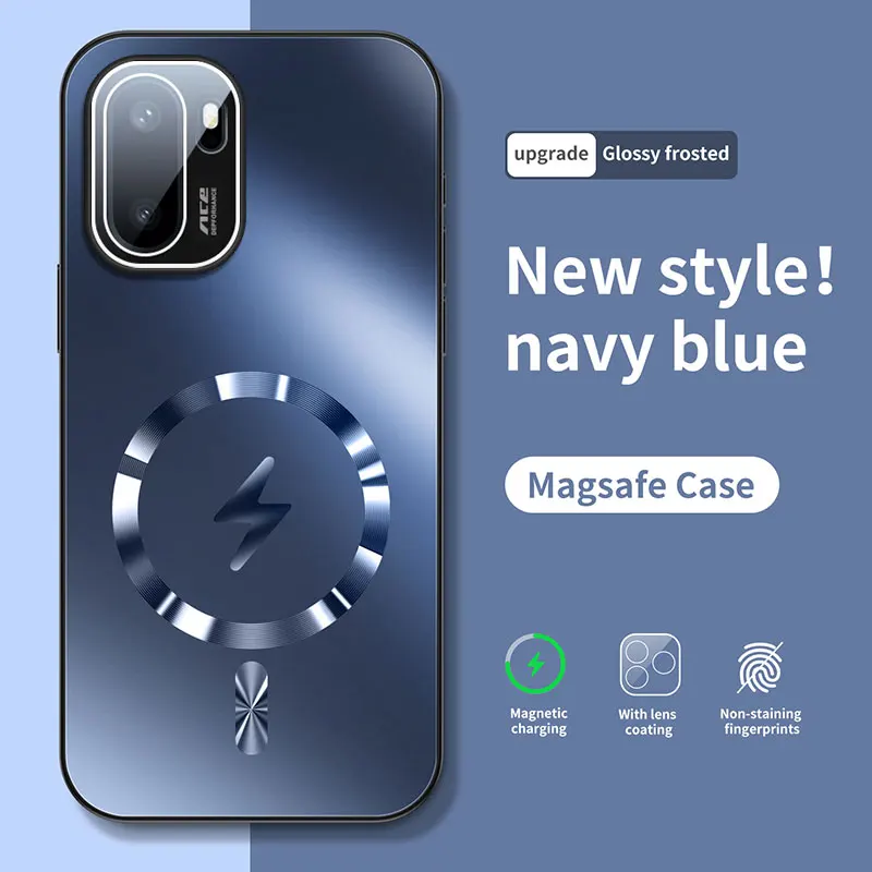 New AG Matte Lightning Magnetic Hard Shell Shockproof Bumper Case
