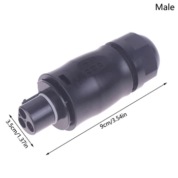 BC01 3 ขา AC ชายหญิง IP68 สําหรับ Solar Grid Tie Micro อินเวอร์เตอร์ Hoymiles Deye APsystems PV แผง Power การตั้งค่าอะแดปเตอร์ 8