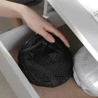 Mesh Foldable Dirty Clothes Basket, Monochrome Minimalist Dirty Clothes Basket, Household Bathroom Laundry Basket 3