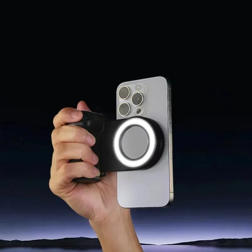MagSafe Camera Shutter Grip Bluetooth Selfie Handle Photo Stabilizer