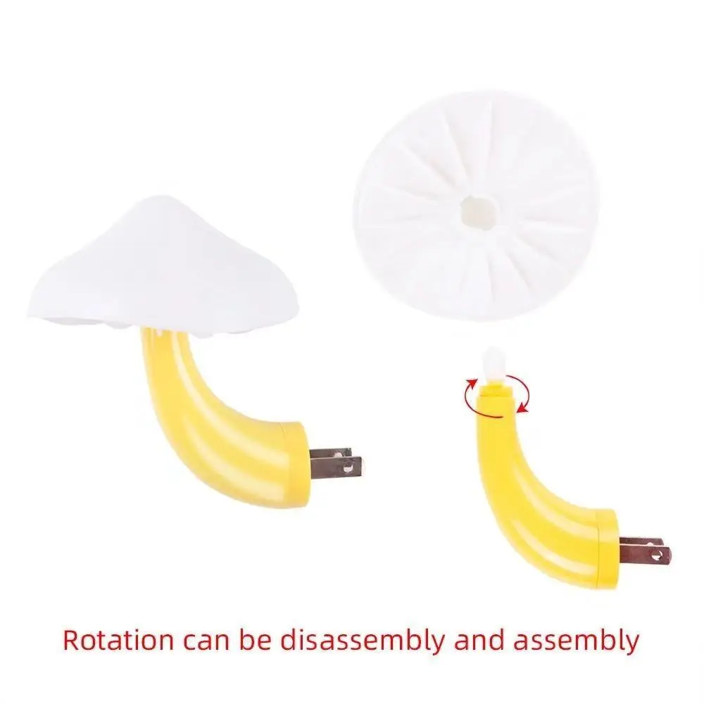 Room Lighting Mushroom LED Night Light Intelligent Children Staircase Lighting Home Decor Kitchen Night Lamp