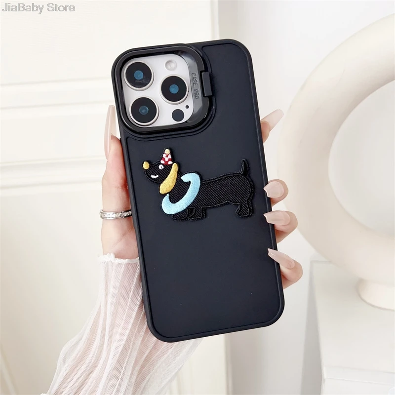 Custodia per telefono in silicone liquido morbido di lusso per gatti e cani per Samsung A12 A14 A15 A25 A23 A35 A54 A55 A34 S23 S24 Plus Ultra Cover_voghion.com