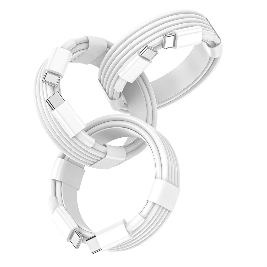 Apple USB C to USB C 60W Fast Charging Cable 3Pack