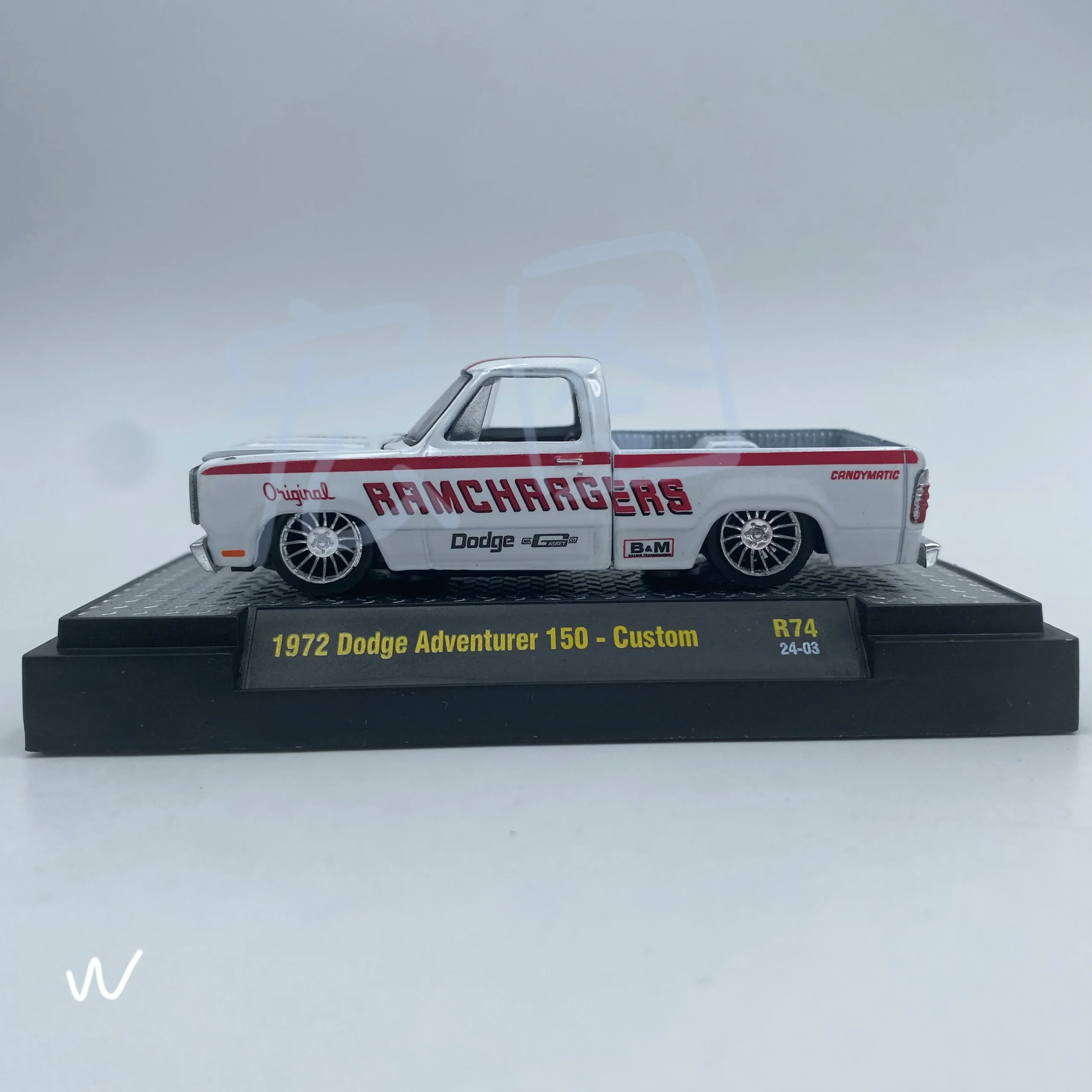 Diecast M2 1:64 Scale 1972 Dodge Adventurer 150 Custom Alloy Car